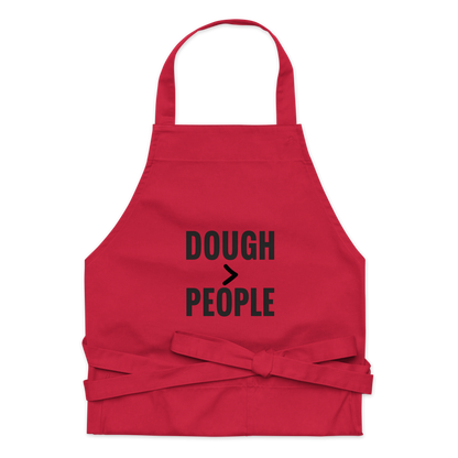 Dough > People | Bold Statement Baker Apron Red Kitchen & Baking Gear > Aprons ZomaModa