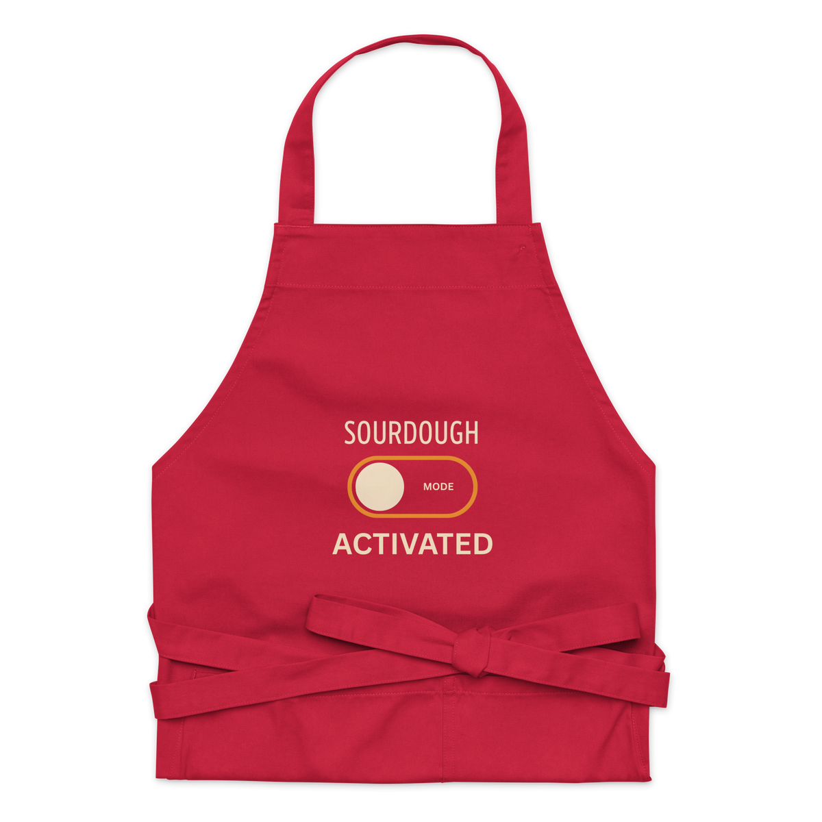 Sourdough Mode Activated | Tech Baker Apron Red Kitchen & Baking Gear > Aprons ZomaModa