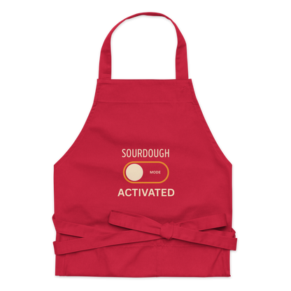 Sourdough Mode Activated | Tech Baker Apron Red Kitchen & Baking Gear > Aprons ZomaModa