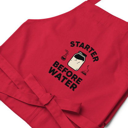Starter Before Water | Baker’s Priority Apron Kitchen & Baking Gear > Aprons ZomaModa