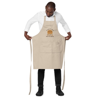 In Case of Stress, Feed The Starter | Comfort Baker Apron Kitchen & Baking Gear > Aprons ZomaModa