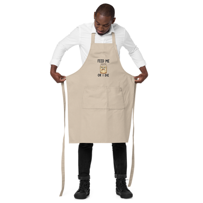 Feed Me Or I Die | Sourdough Starter Apron Kitchen & Baking Gear > Aprons ZomaModa