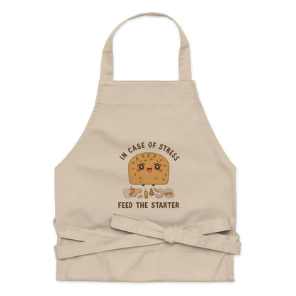 In Case of Stress, Feed The Starter | Comfort Baker Apron Rope Kitchen & Baking Gear > Aprons ZomaModa