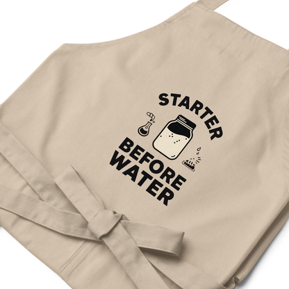 Starter Before Water | Baker’s Priority Apron Kitchen & Baking Gear > Aprons ZomaModa