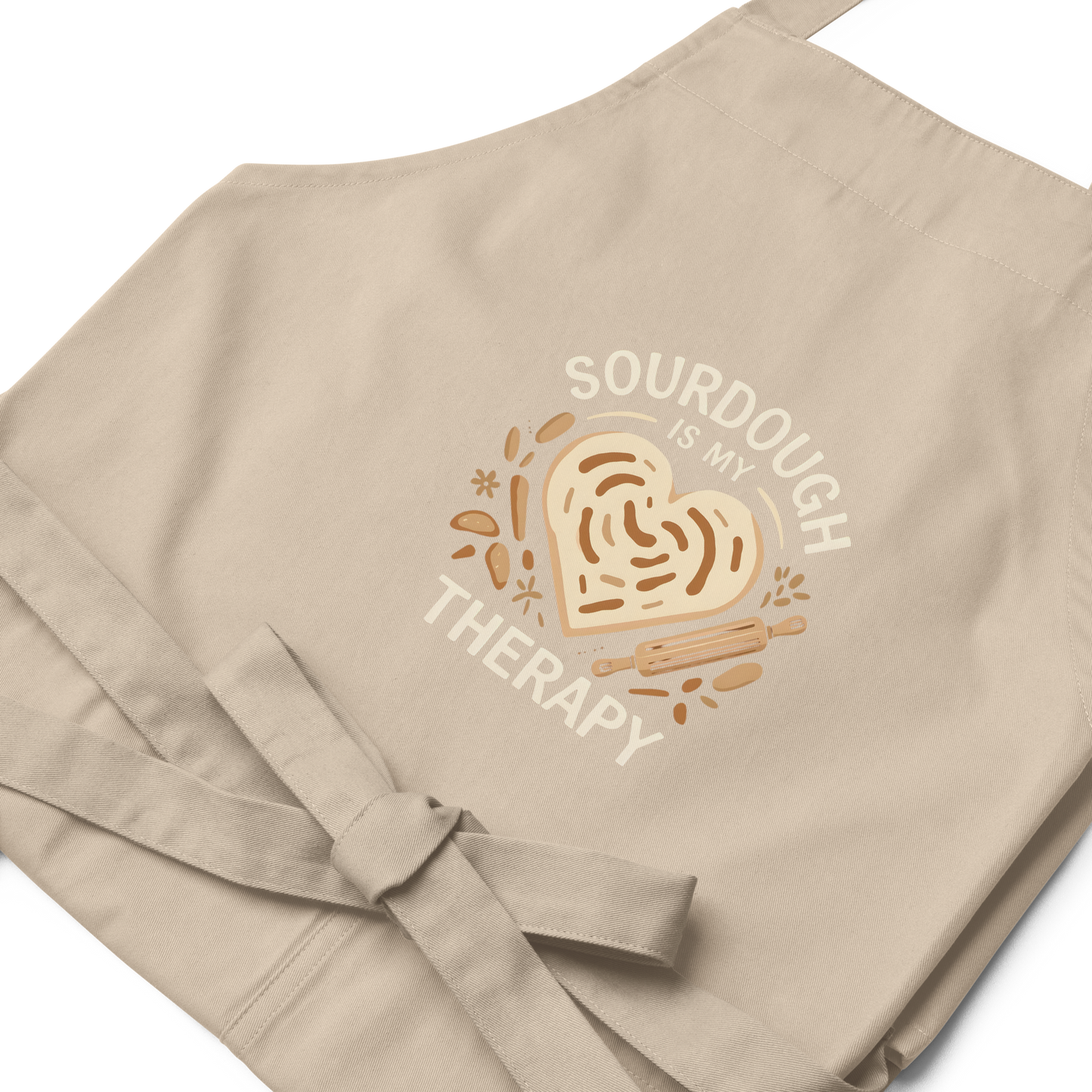 Sourdough Is My Therapy | Cozy Baker Apron Kitchen & Baking Gear > Aprons ZomaModa