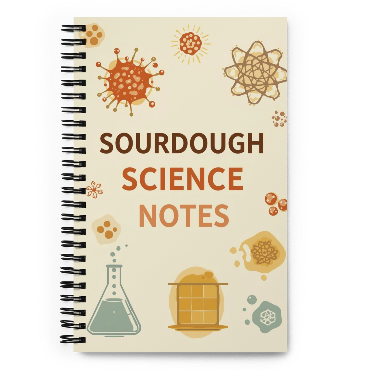 Sourdough Science | Spiral notebook Default Title Stationery & Gifts > Notebooks & Journals ZomaModa