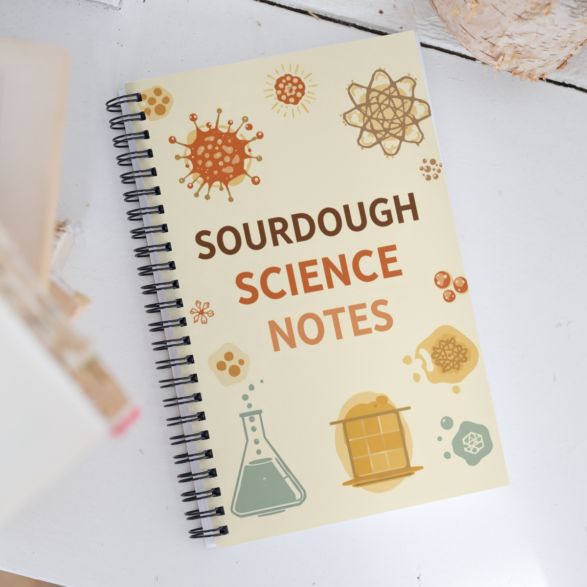 Sourdough Science | Spiral notebook Stationery & Gifts > Notebooks & Journals ZomaModa