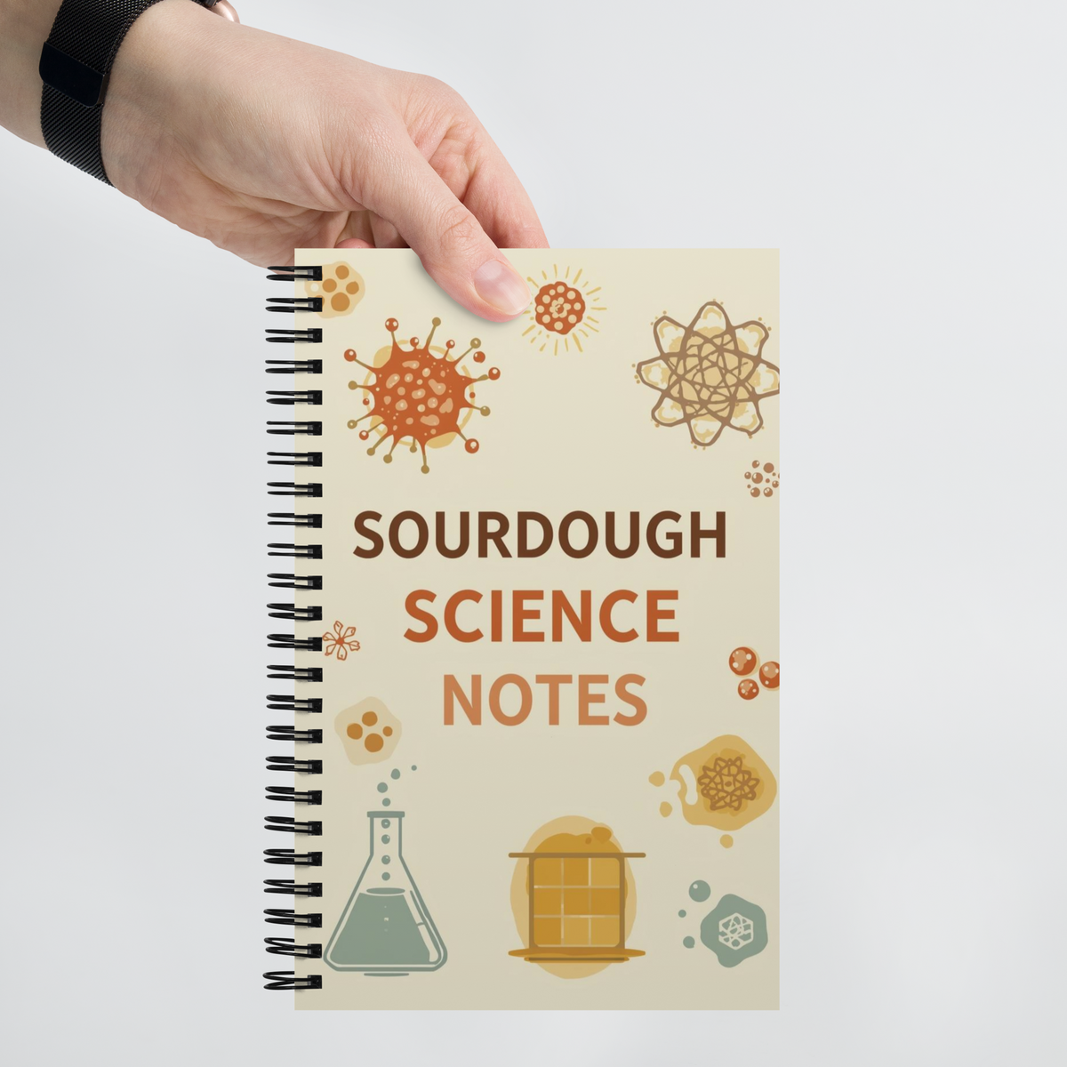 Sourdough Science | Spiral notebook Stationery & Gifts > Notebooks & Journals ZomaModa