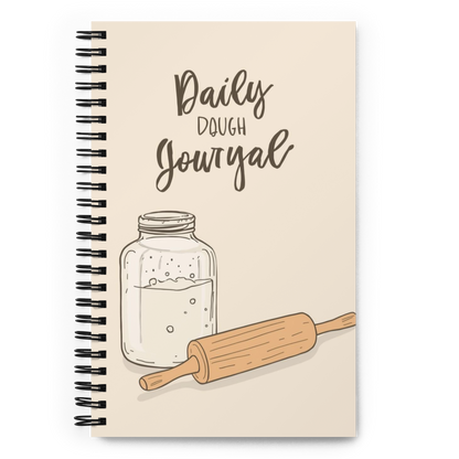 Daily Dough Journal | Spiral notebook Default Title Stationery & Gifts > Notebooks & Journals ZomaModa