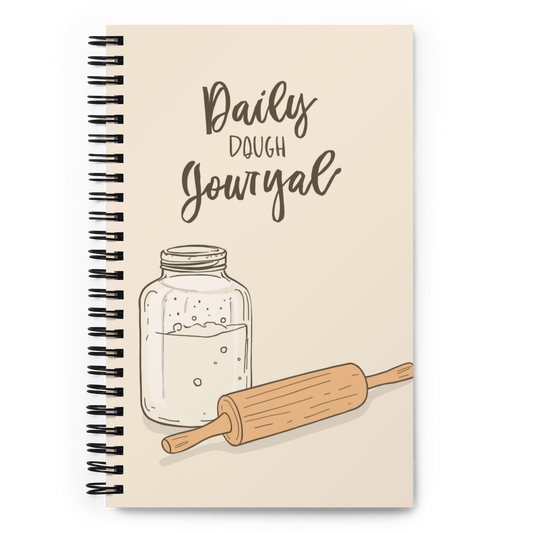 Daily Dough Journal | Spiral notebook Default Title Stationery & Gifts > Notebooks & Journals ZomaModa