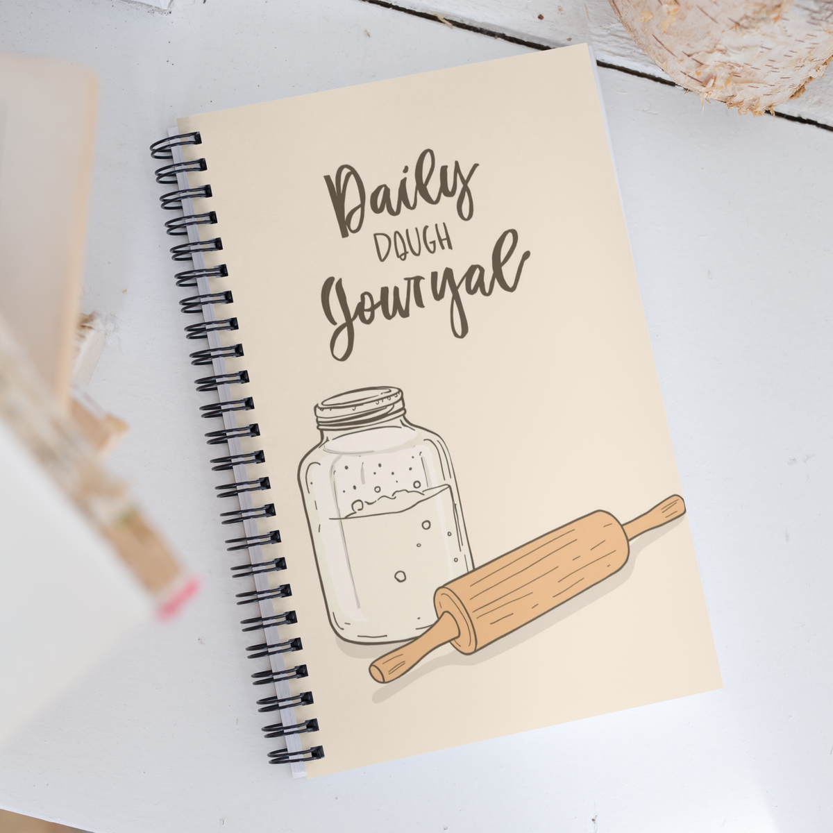 Daily Dough Journal | Spiral notebook Stationery & Gifts > Notebooks & Journals ZomaModa