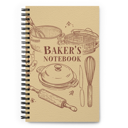 Rustic Kitchen Tools | Spiral notebook Default Title Stationery & Gifts > Notebooks & Journals ZomaModa
