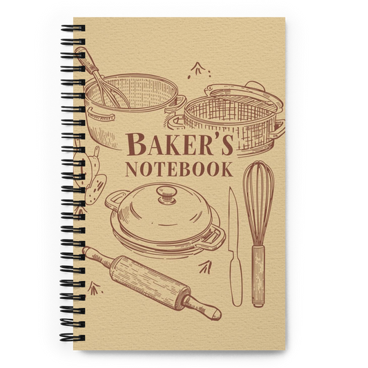 Rustic Kitchen Tools | Spiral notebook Default Title Stationery & Gifts > Notebooks & Journals ZomaModa