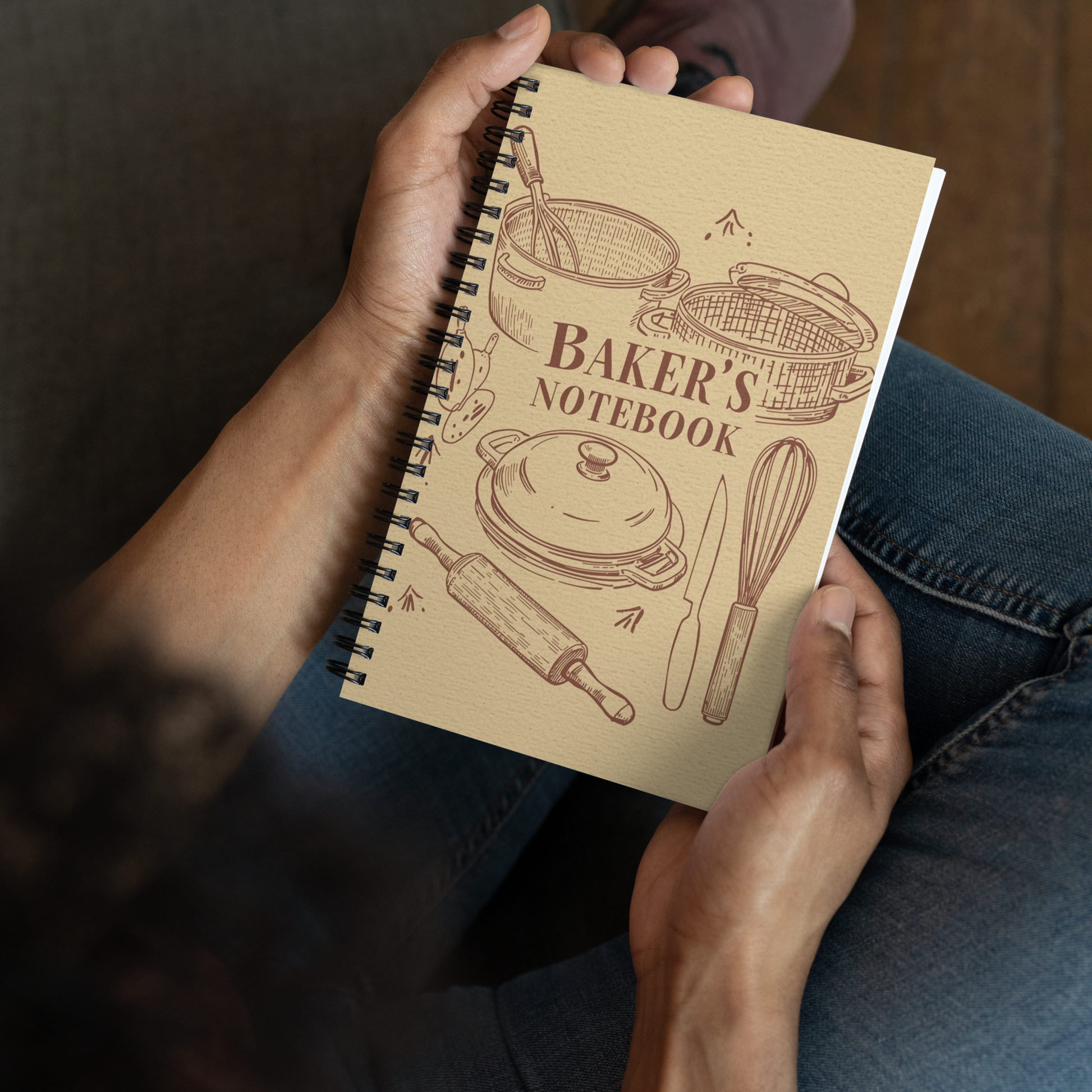 Rustic Kitchen Tools | Spiral notebook Stationery & Gifts > Notebooks & Journals ZomaModa
