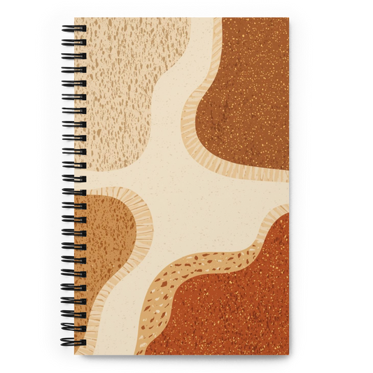 Abstract Bread Art | Spiral notebook Default Title Stationery & Gifts > Notebooks & Journals ZomaModa