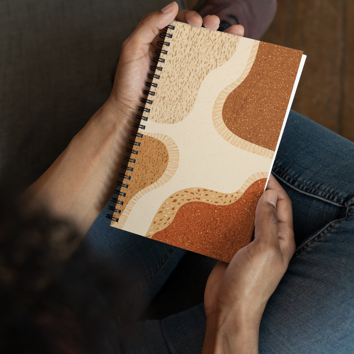 Abstract Bread Art | Spiral notebook Stationery & Gifts > Notebooks & Journals ZomaModa