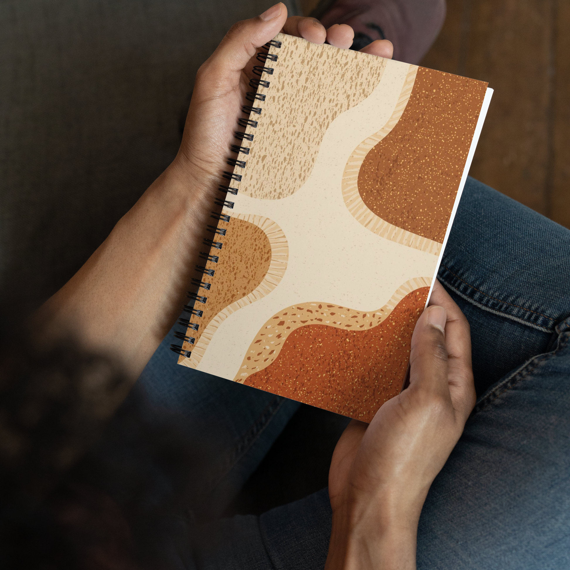 Abstract Bread Art | Spiral notebook Stationery & Gifts > Notebooks & Journals ZomaModa