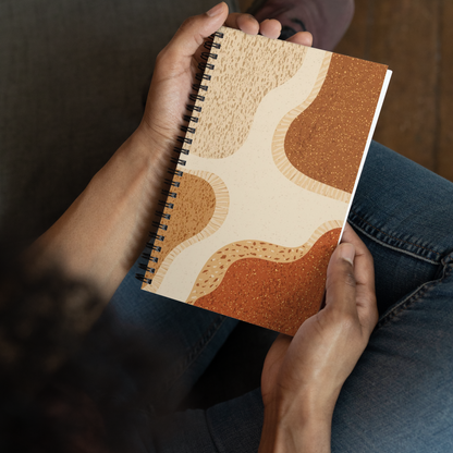 Abstract Bread Art | Spiral notebook Stationery & Gifts > Notebooks & Journals ZomaModa