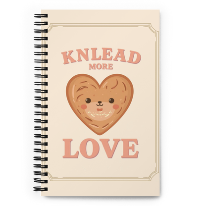 Knead More Love | Spiral notebook Default Title Stationery & Gifts > Notebooks & Journals ZomaModa