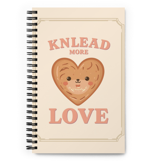 Knead More Love | Spiral notebook Default Title Stationery & Gifts > Notebooks & Journals ZomaModa