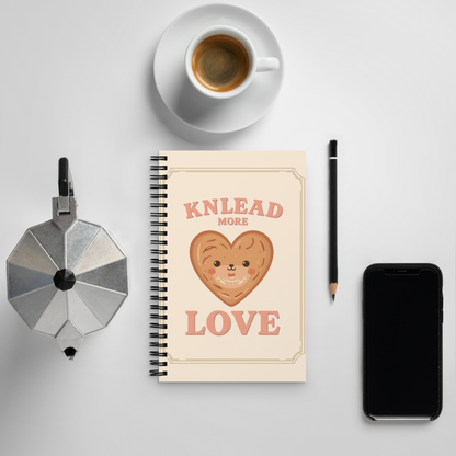 Knead More Love | Spiral notebook Stationery & Gifts > Notebooks & Journals ZomaModa