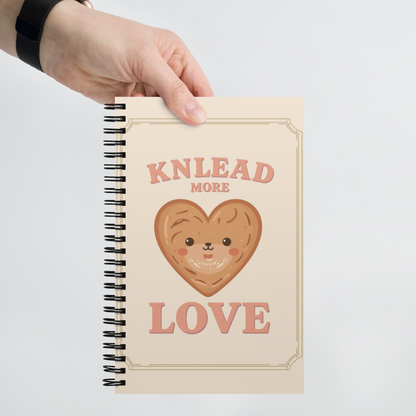 Knead More Love | Spiral notebook Stationery & Gifts > Notebooks & Journals ZomaModa