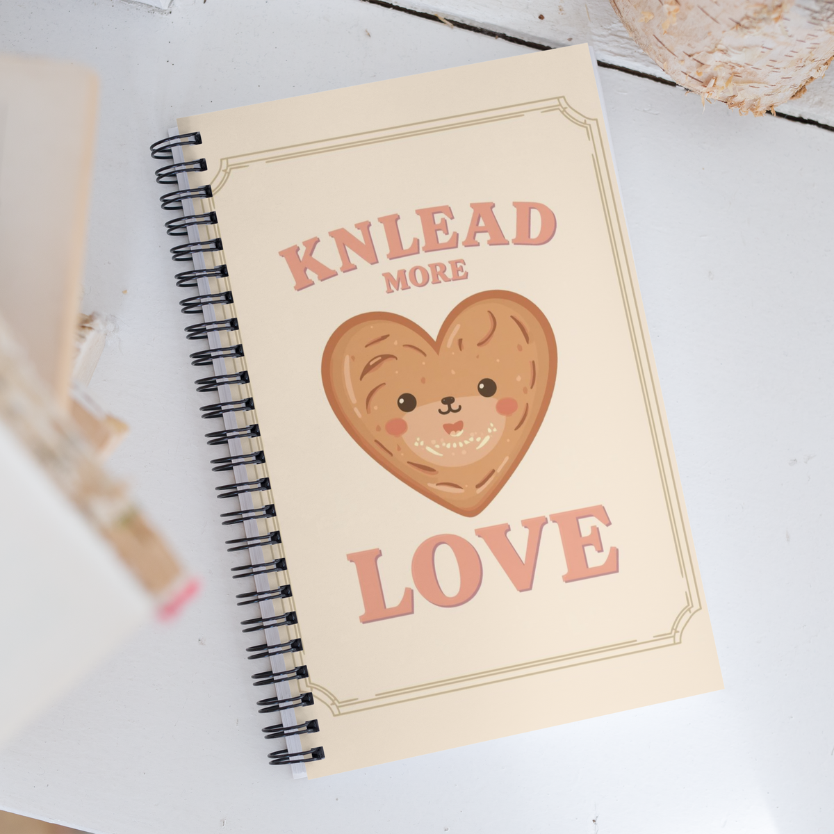 Knead More Love | Spiral notebook Stationery & Gifts > Notebooks & Journals ZomaModa