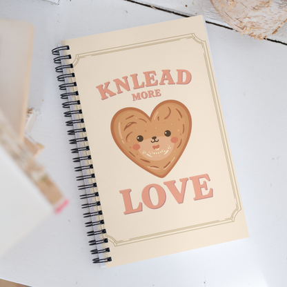 Knead More Love | Spiral notebook Stationery & Gifts > Notebooks & Journals ZomaModa