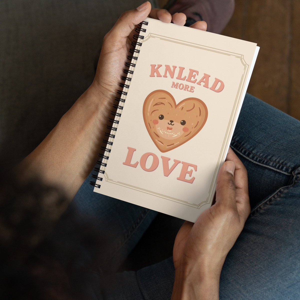 Knead More Love | Spiral notebook Stationery & Gifts > Notebooks & Journals ZomaModa