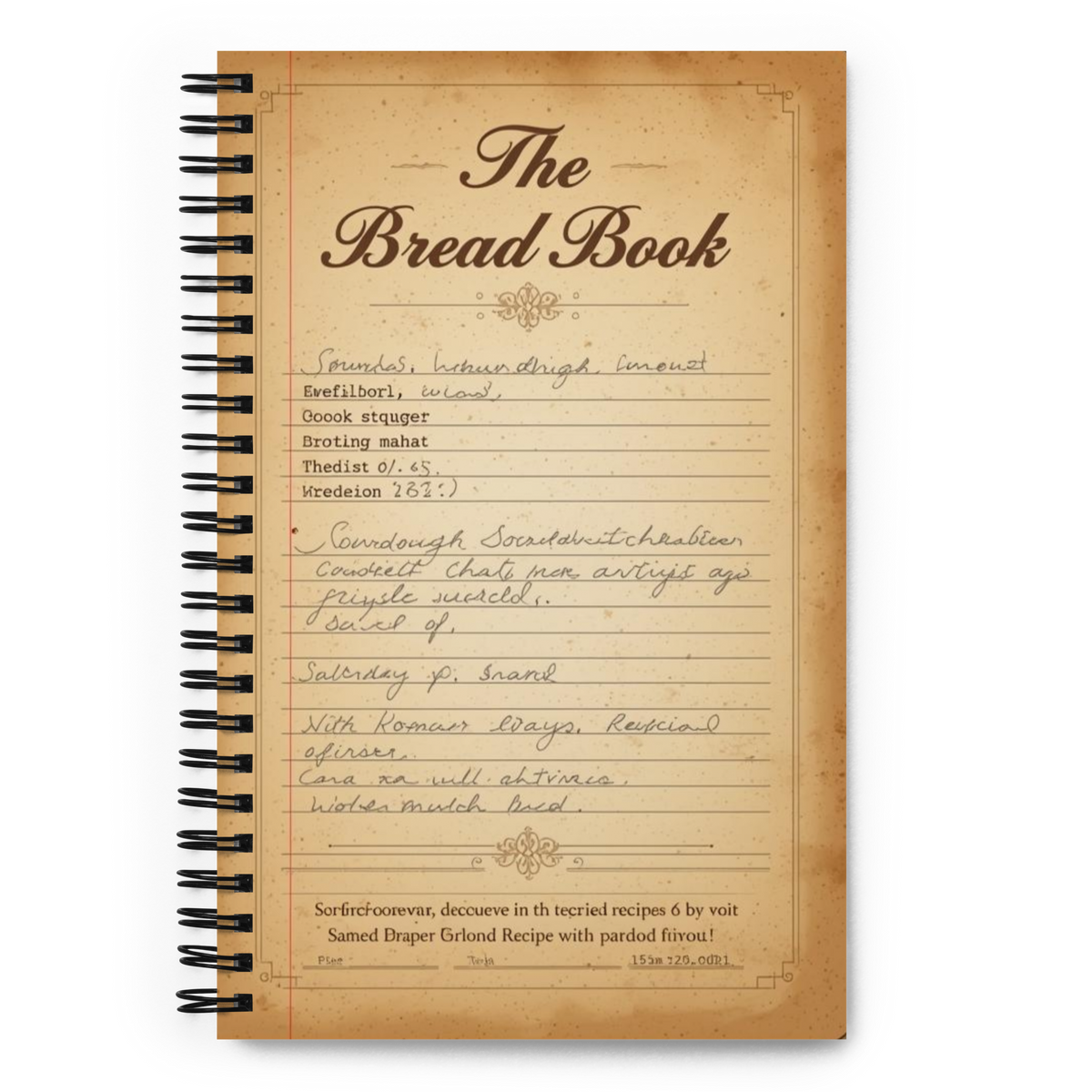 Recipe Layout | Spiral notebook Default Title Stationery & Gifts > Notebooks & Journals ZomaModa