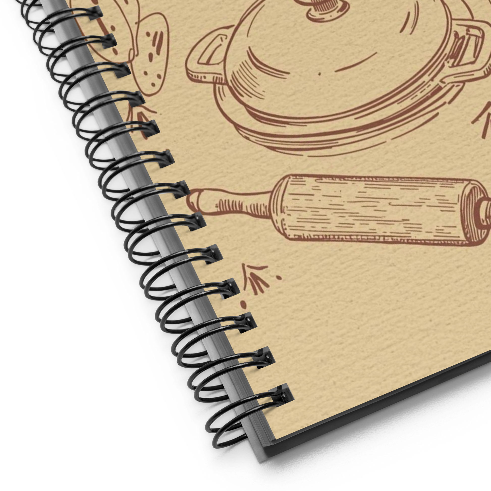 Rustic Kitchen Tools | Spiral notebook Stationery & Gifts > Notebooks & Journals ZomaModa