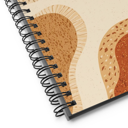 Abstract Bread Art | Spiral notebook Stationery & Gifts > Notebooks & Journals ZomaModa