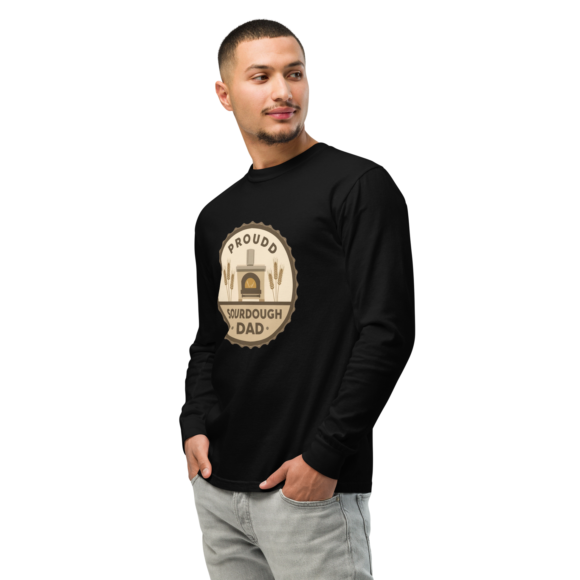 Sourdough Dad | Garment-dyed heavyweight long-sleeve shirt Apparel > Long Sleeve Shirts ZomaModa