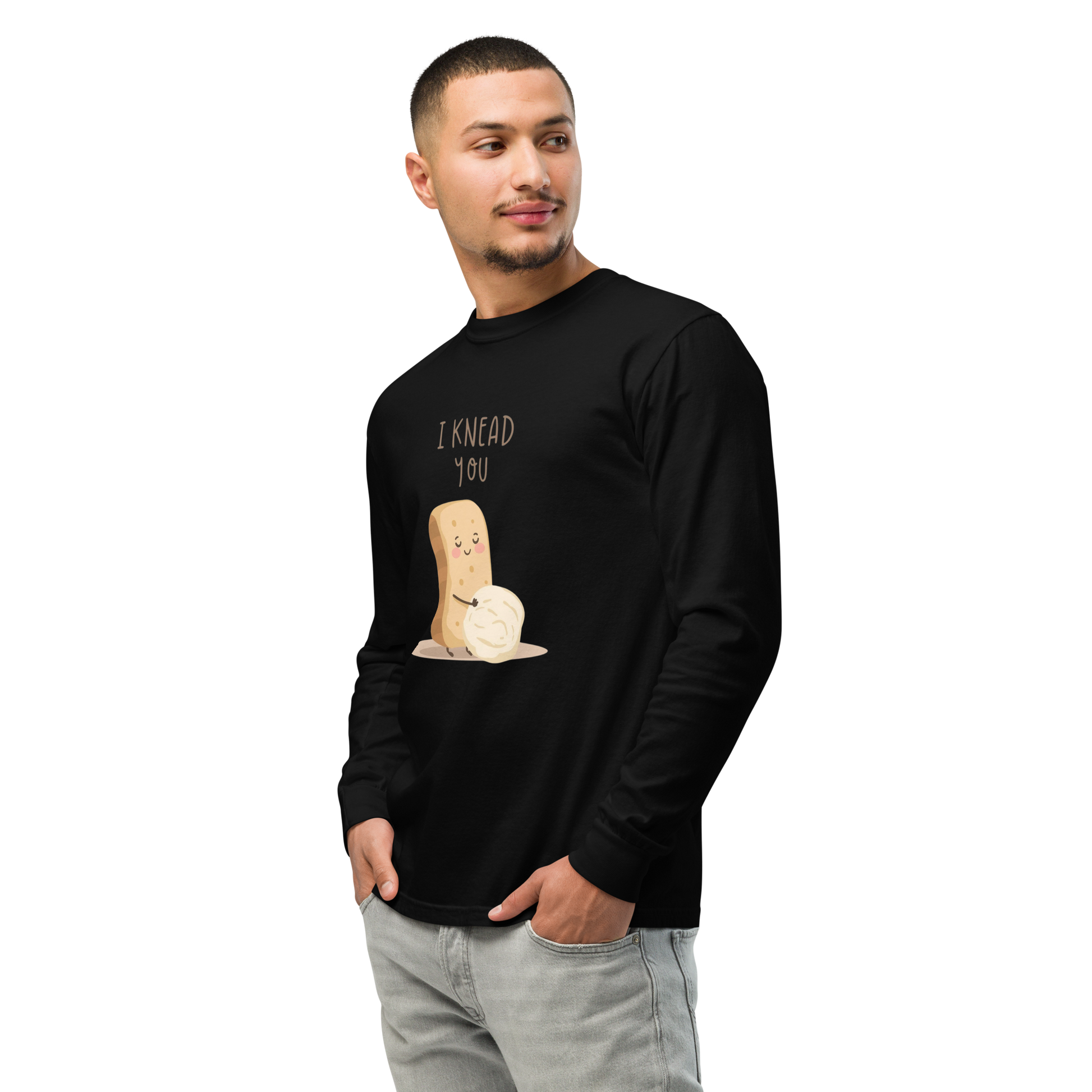 I Knead You | Garment-dyed heavyweight long-sleeve shirt Apparel > Long Sleeve Shirts ZomaModa