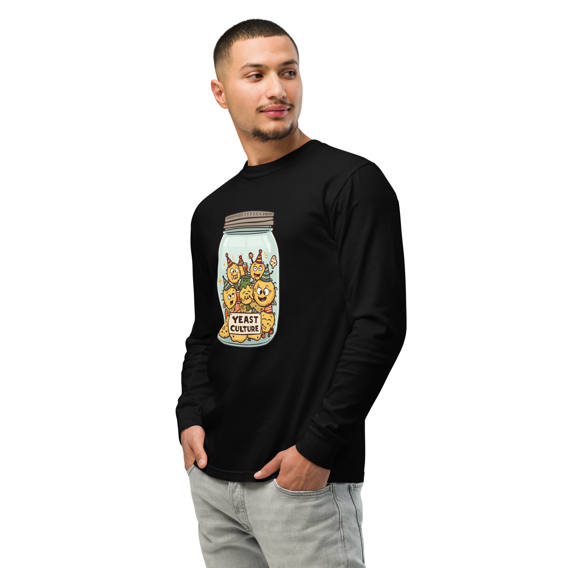 Wild Yeast, Wild Life | Garment-dyed heavyweight long-sleeve shirt Apparel > Long Sleeve Shirts ZomaModa