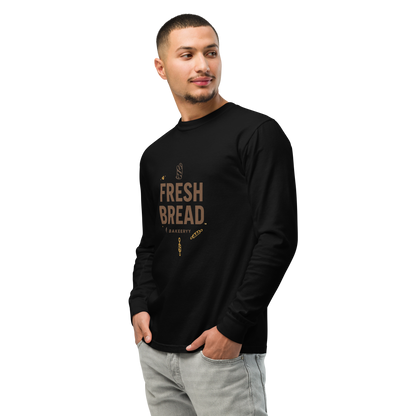 Eat Sleep Bake Repeat | Garment-dyed heavyweight long-sleeve shirt Apparel > Long Sleeve Shirts ZomaModa