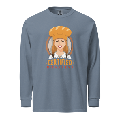 Certified Bread Head | Garment-dyed heavyweight long-sleeve shirt Blue Jean Apparel > Long Sleeve Shirts ZomaModa