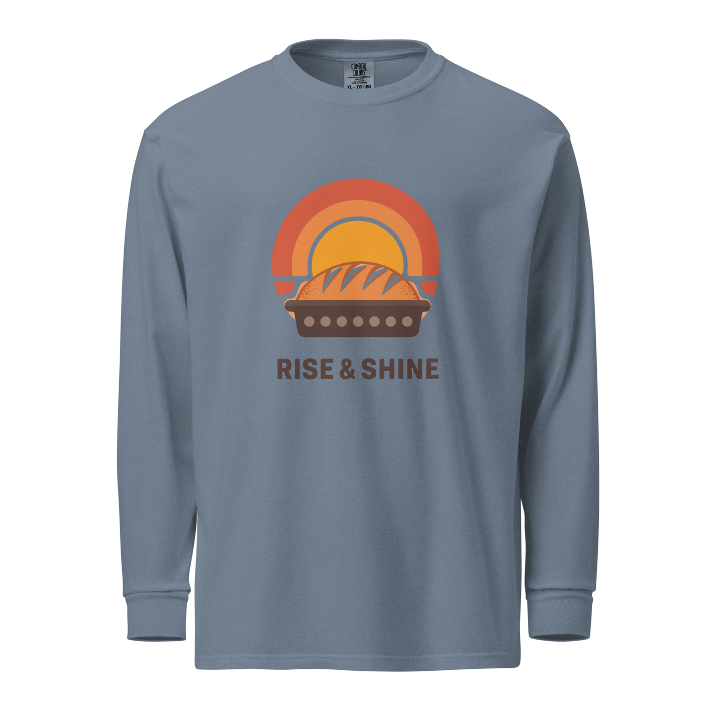 Rise & Shine | Garment-dyed heavyweight long-sleeve shirt Blue Jean Apparel > Long Sleeve Shirts ZomaModa