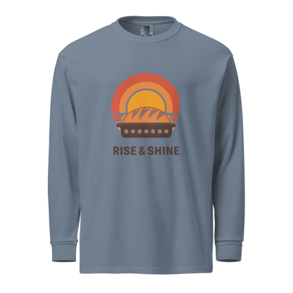 Rise & Shine | Garment-dyed heavyweight long-sleeve shirt Blue Jean Apparel > Long Sleeve Shirts ZomaModa