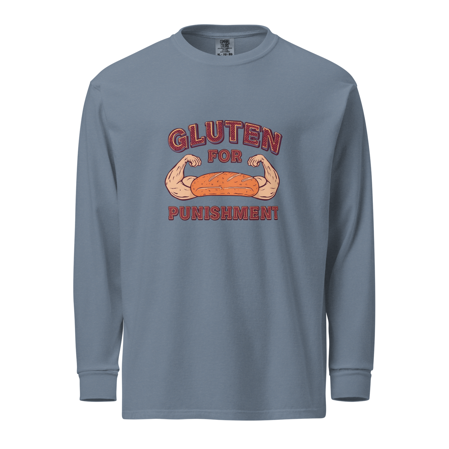 Gluten for Punishment | Garment-dyed heavyweight long-sleeve shirt Blue Jean Apparel > Long Sleeve Shirts ZomaModa