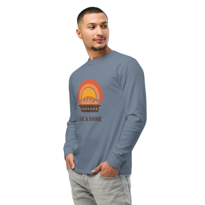 Rise & Shine | Garment-dyed heavyweight long-sleeve shirt Apparel > Long Sleeve Shirts ZomaModa