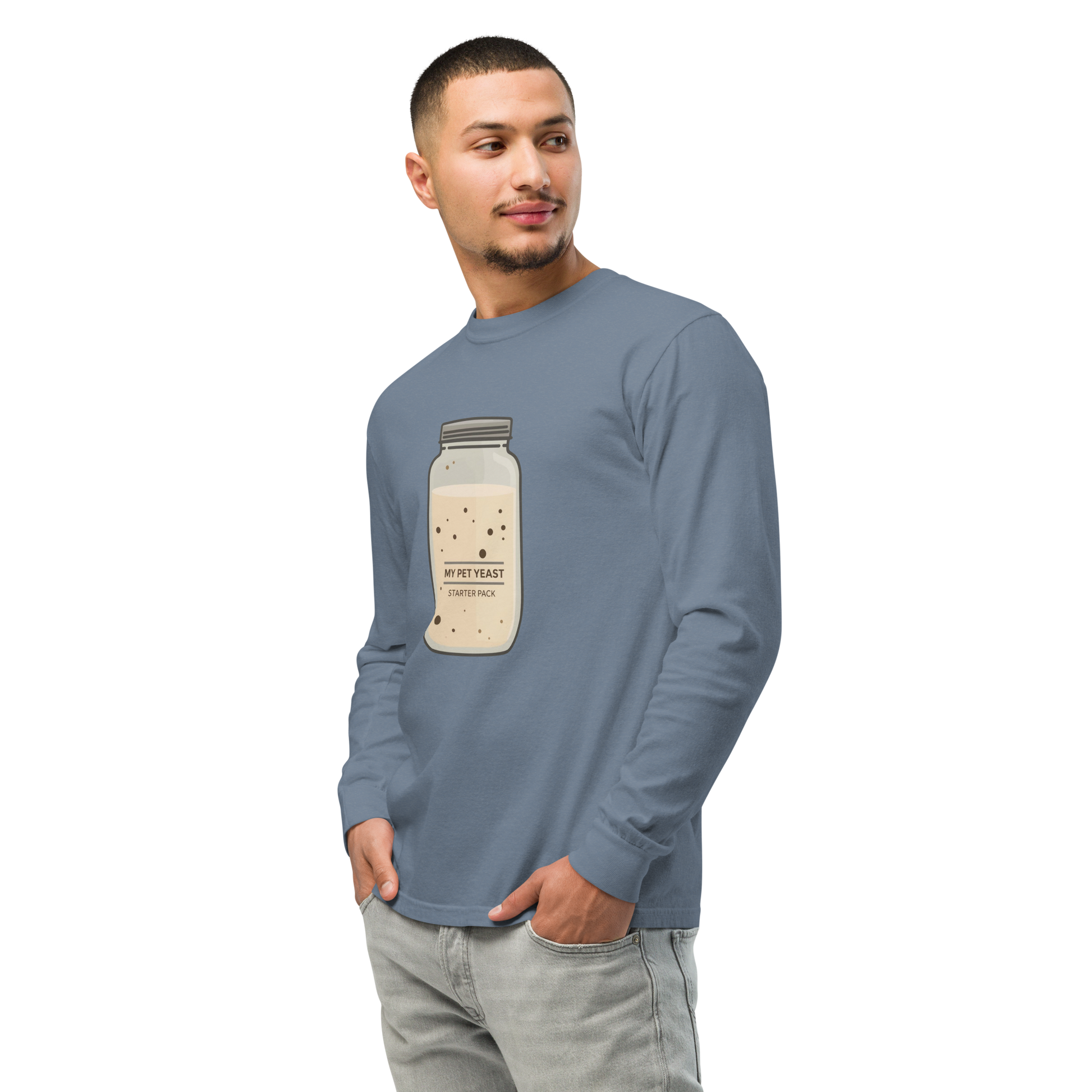 Starter Pack | Garment-dyed heavyweight long-sleeve shirt Apparel > Long Sleeve Shirts ZomaModa