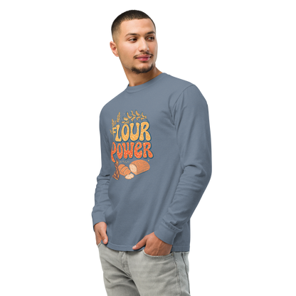 Flour Power | Garment-dyed heavyweight long-sleeve shirt Apparel > Long Sleeve Shirts ZomaModa