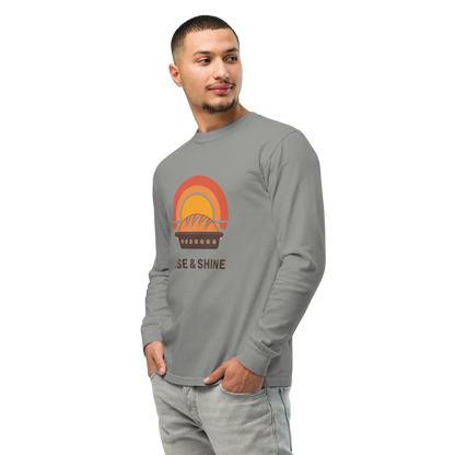 Rise & Shine | Garment-dyed heavyweight long-sleeve shirt Apparel > Long Sleeve Shirts ZomaModa