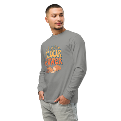 Flour Power | Garment-dyed heavyweight long-sleeve shirt Apparel > Long Sleeve Shirts ZomaModa