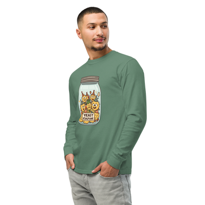 Wild Yeast, Wild Life | Garment-dyed heavyweight long-sleeve shirt Apparel > Long Sleeve Shirts ZomaModa