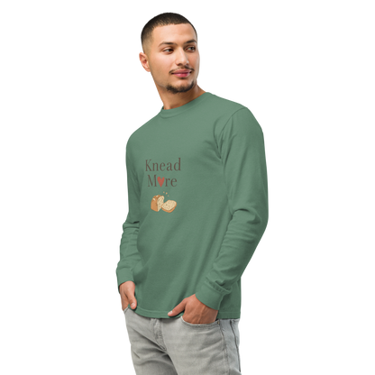 Knead More Love | Garment-dyed heavyweight long-sleeve shirt Apparel > Long Sleeve Shirts ZomaModa