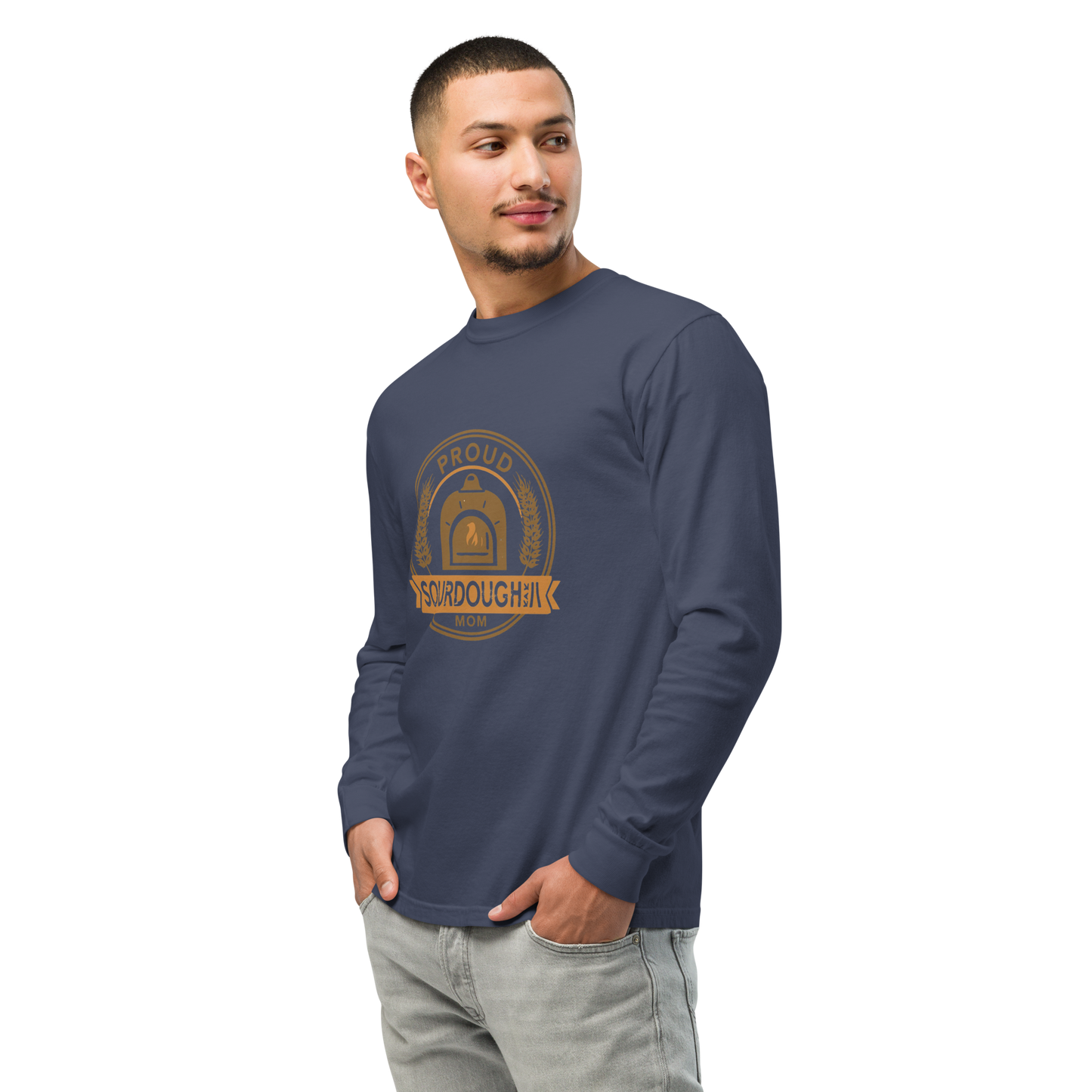 Sourdough Mom | Garment-dyed heavyweight long-sleeve shirt Apparel > Long Sleeve Shirts ZomaModa