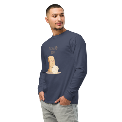 I Knead You | Garment-dyed heavyweight long-sleeve shirt Apparel > Long Sleeve Shirts ZomaModa