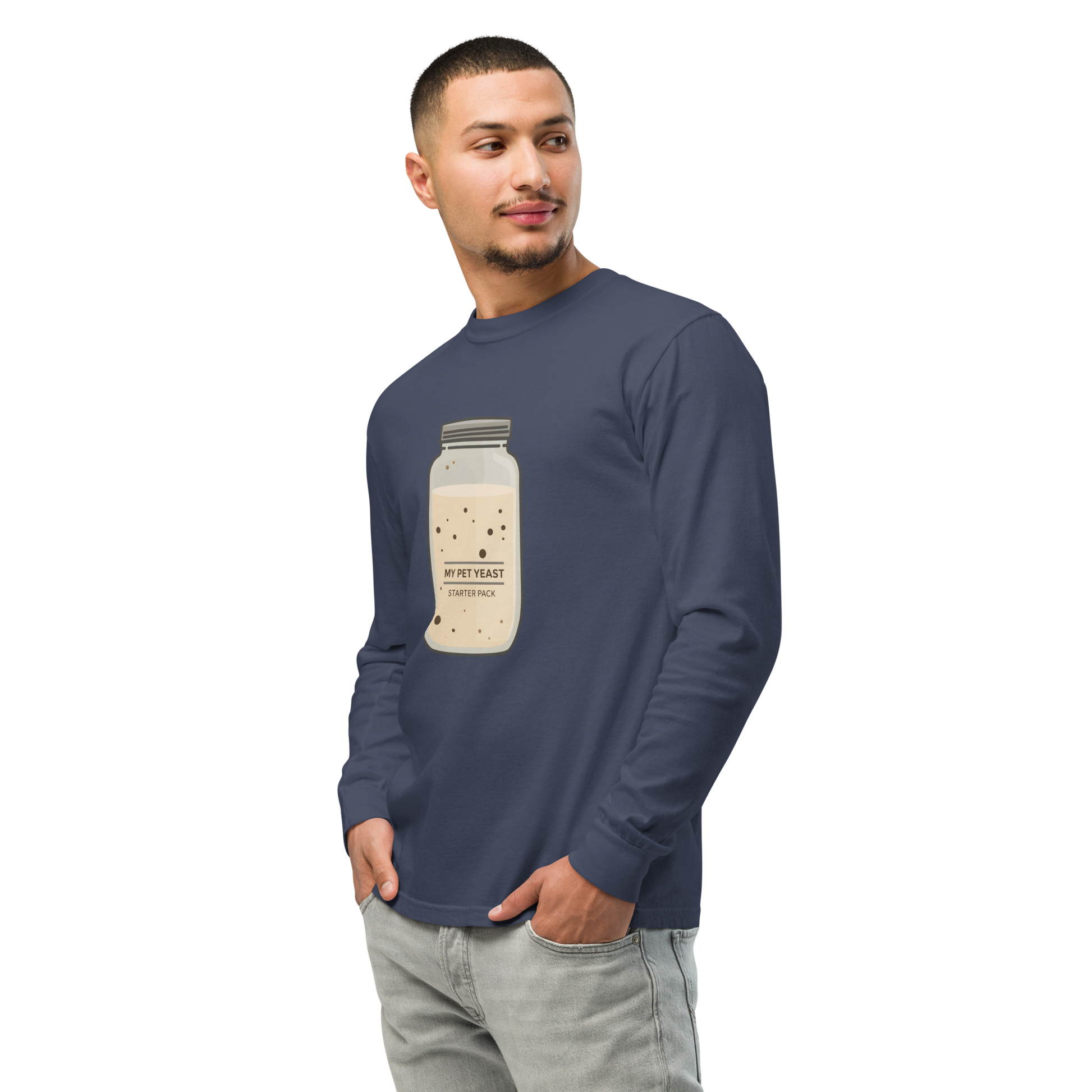 Starter Pack | Garment-dyed heavyweight long-sleeve shirt Apparel > Long Sleeve Shirts ZomaModa